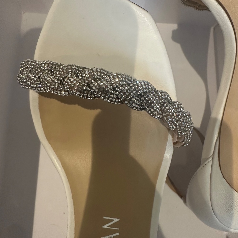Stuart Weitzman Nudistcurve 100 Highshine Sandal - Picture 3 of 6
